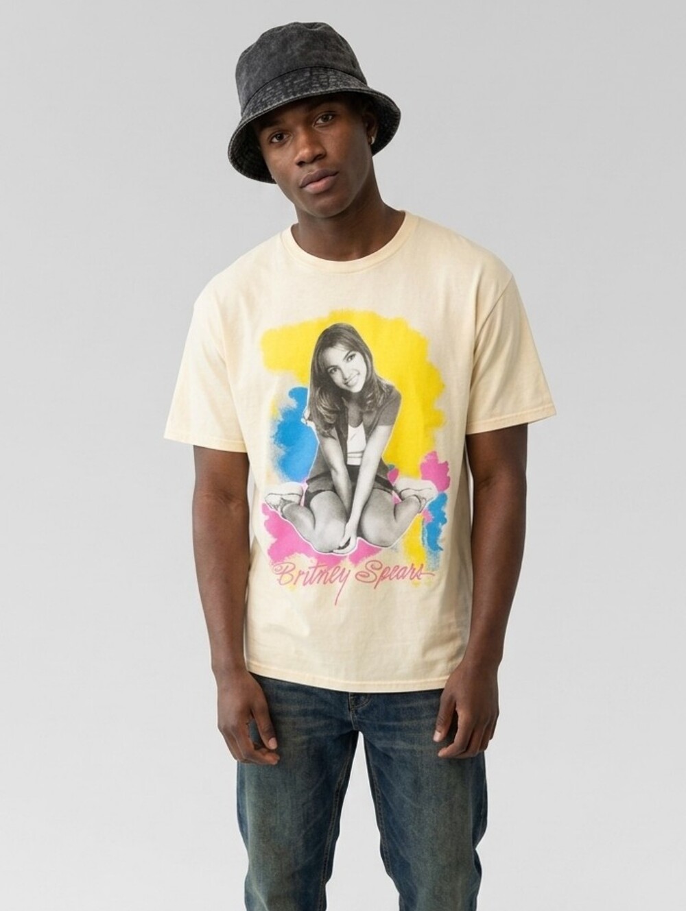 Britney Spears Graphic Tee with Colorful Print